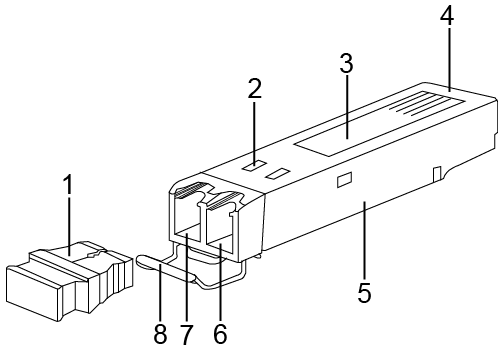 Exterior structure of an optical module