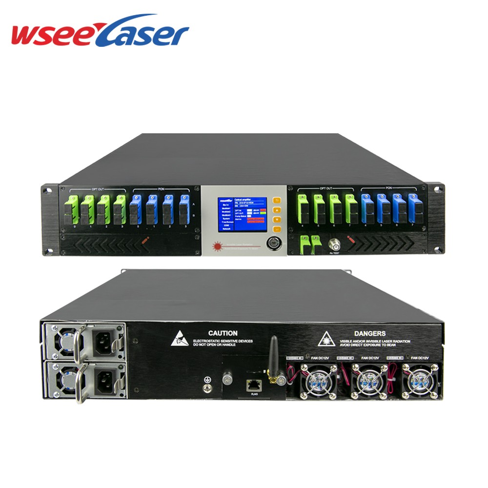 WS-77EYA2U 16/32/64 Ports High Power Fiber Amplifier EDFA